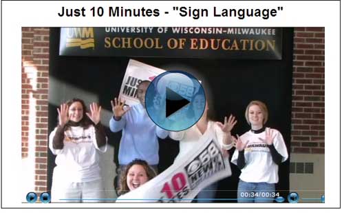 Just 10 Minutes - "Sign Language"